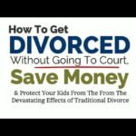 how to get divorced without going to court to save money