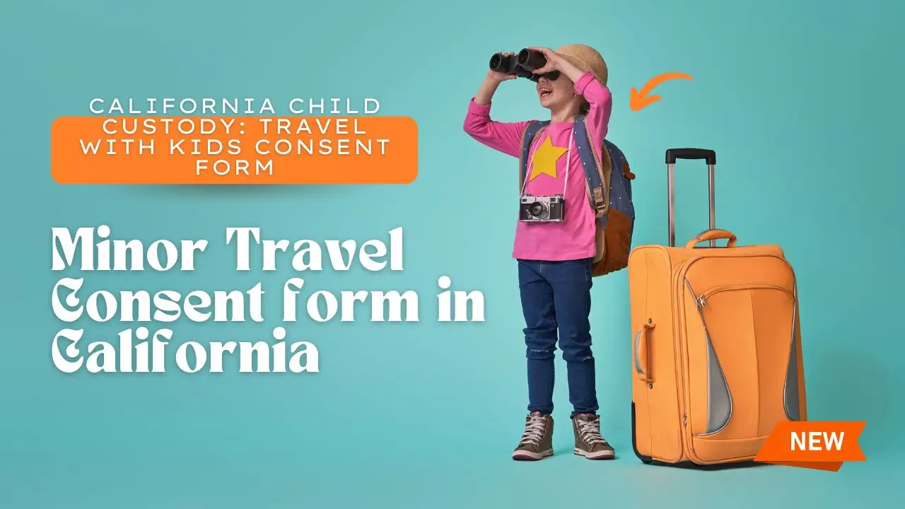 California Child Custody Consent for Kids Travel