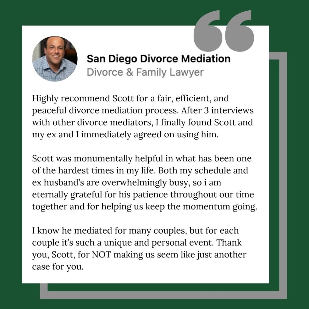 5 star divorce mediation san diego
