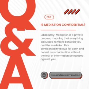 Privacy benefits San Diego divorce mediation