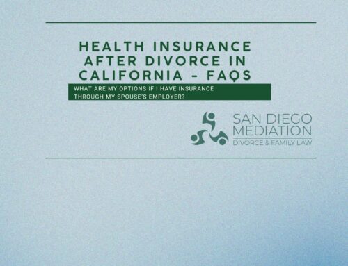 Health Insurance After California Divorce – FAQs and Options